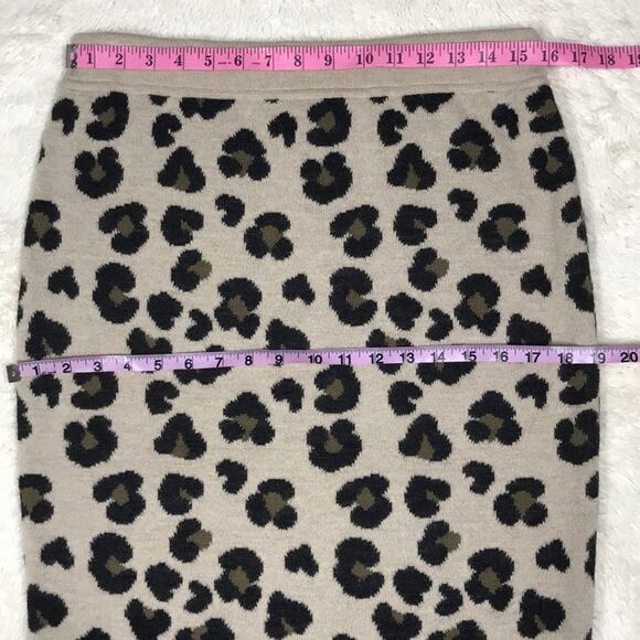 Escada Wool Sweater Skirt Animal Leopard Print Knitwear Capsule Resort Dinner - Picture 5 of 6